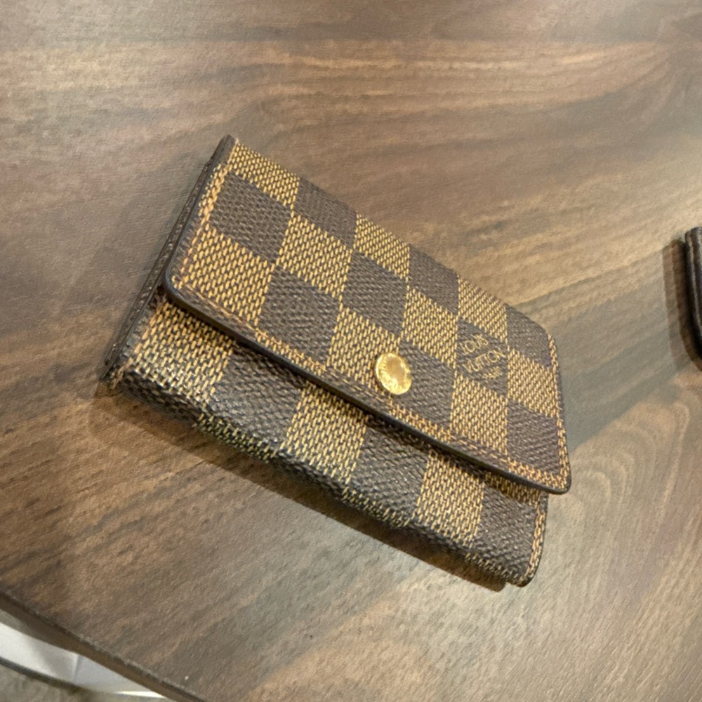 Louis Vuitton Brown Damier Ebene 6 Key & Card Holder